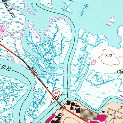 United States Geological Survey Salem, NJ (1948, 24000-Scale) digital map