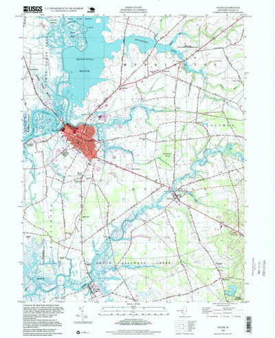 United States Geological Survey Salem, NJ (1995, 24000-Scale) digital map