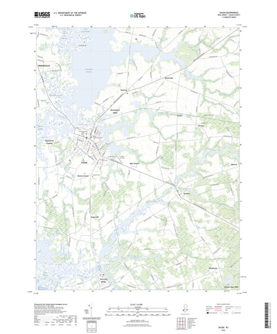 United States Geological Survey Salem, NJ (2023, 24000-Scale) digital map