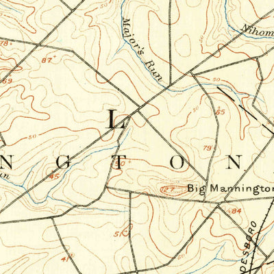 United States Geological Survey Salem, NJ-DE (1890, 62500-Scale) digital map