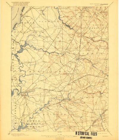 United States Geological Survey Salem, NJ-DE (1898, 62500-Scale) digital map