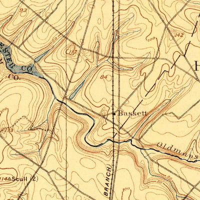 United States Geological Survey Salem, NJ-DE (1898, 62500-Scale) digital map