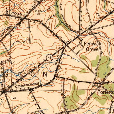 United States Geological Survey Salem, NJ-DE (1941, 62500-Scale) digital map