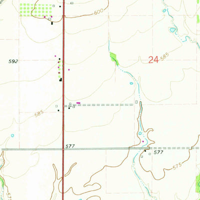 United States Geological Survey Salem North, IL (1965, 24000-Scale) digital map