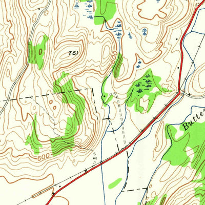United States Geological Survey Salem, NY-VT (1944, 24000-Scale) digital map