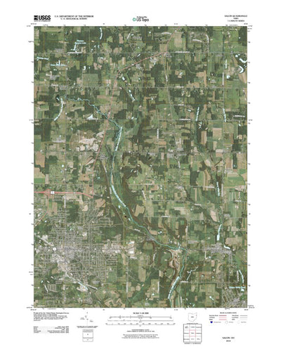United States Geological Survey Salem, OH (2010, 24000-Scale) digital map