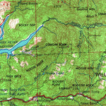United States Geological Survey Salem, OR (1960, 250000-Scale) digital map