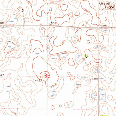 United States Geological Survey Salem, SD (1964, 24000-Scale) digital map