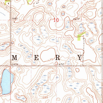 United States Geological Survey Salem, SD (1964, 24000-Scale) digital map
