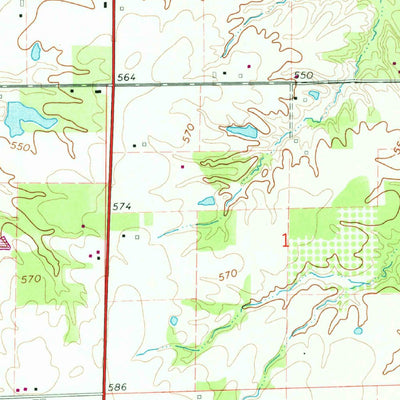 United States Geological Survey Salem South, IL (1965, 24000-Scale) digital map