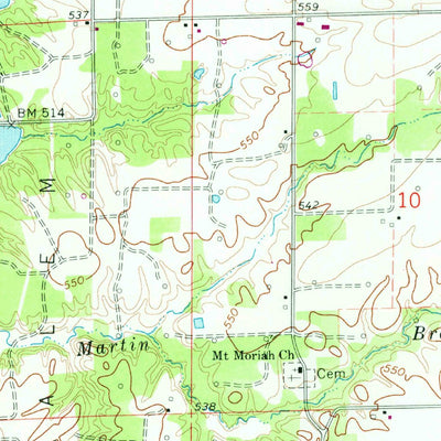 United States Geological Survey Salem South, IL (1965, 24000-Scale) digital map