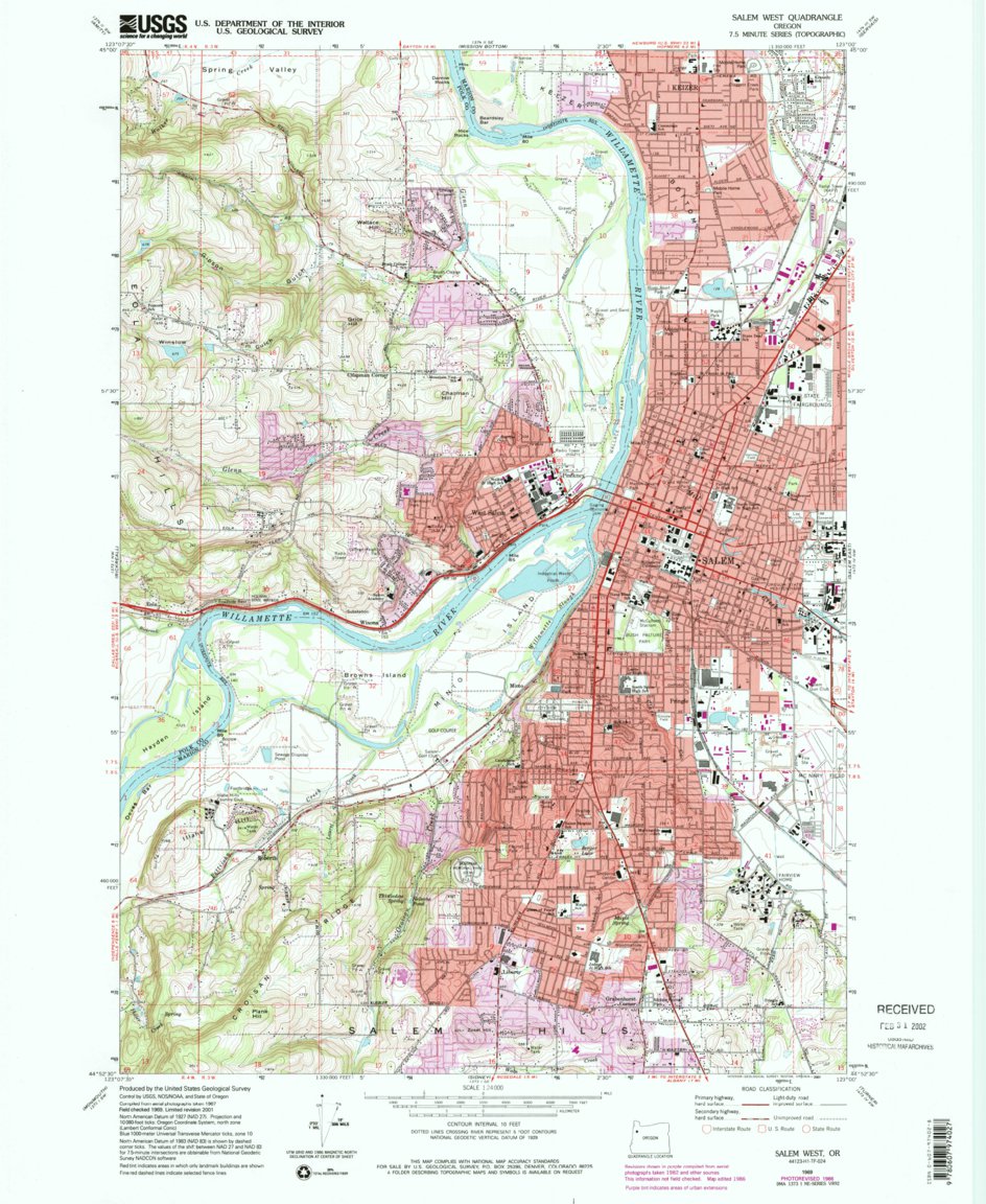 Historical USGS Topographic Map Of Nehalem, Oregon - 1:62500 Scale, 1937 Edition, Updated 1954