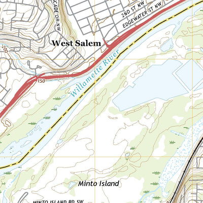 United States Geological Survey Salem West, OR (2020, 24000-Scale) digital map