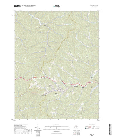 United States Geological Survey Salem, WV (2023, 24000-Scale) digital map