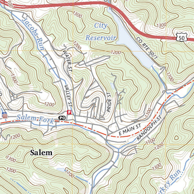 United States Geological Survey Salem, WV (2023, 24000-Scale) digital map