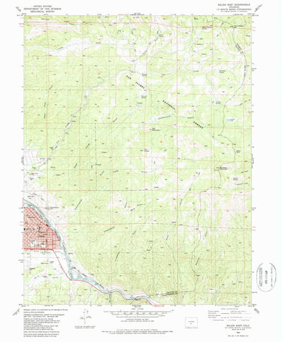 United States Geological Survey Salida East, CO (1983, 24000-Scale) digital map