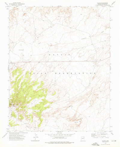 United States Geological Survey Salina, AZ (1972, 24000-Scale) digital map