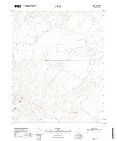 United States Geological Survey Salina, AZ (2021, 24000-Scale) digital map