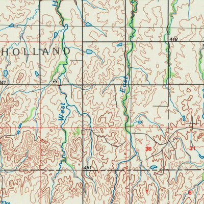 United States Geological Survey Salina, KS (1990, 100000-Scale) digital map