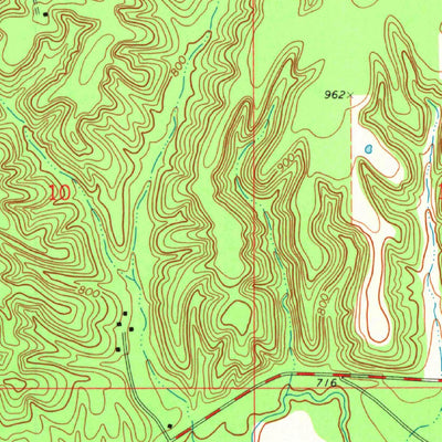 United States Geological Survey Salina SE, OK (1971, 24000-Scale) digital map
