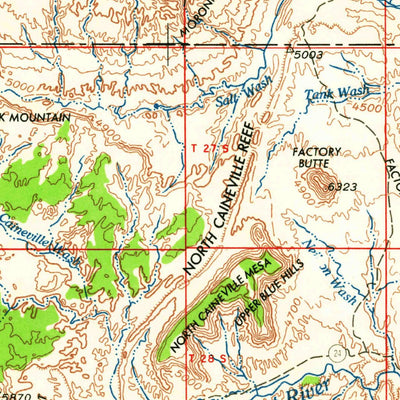 United States Geological Survey Salina, UT (1960, 250000-Scale) digital map