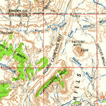 United States Geological Survey Salina, UT (1962, 250000-Scale) digital map