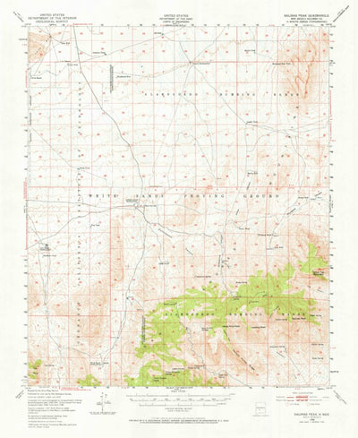 United States Geological Survey Salinas Peak, NM (1948, 62500-Scale) digital map