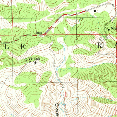 United States Geological Survey Salinas Peak, NM (1981, 24000-Scale) digital map