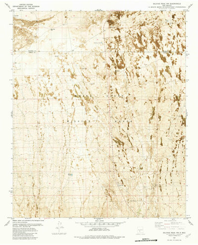 United States Geological Survey Salinas Peak NW, NM (1981, 24000-Scale) digital map