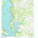 United States Geological Survey Saline Bay, TX (1973, 24000-Scale) digital map