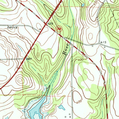 United States Geological Survey Saline Bay, TX (1973, 24000-Scale) digital map
