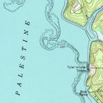 United States Geological Survey Saline Bay, TX (1973, 24000-Scale) digital map