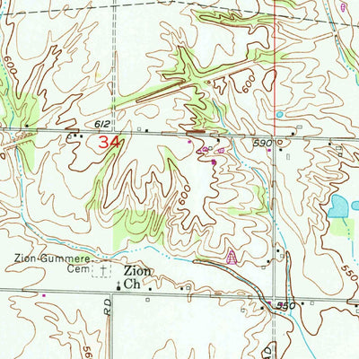 United States Geological Survey Saline City, IN (1957, 24000-Scale) digital map