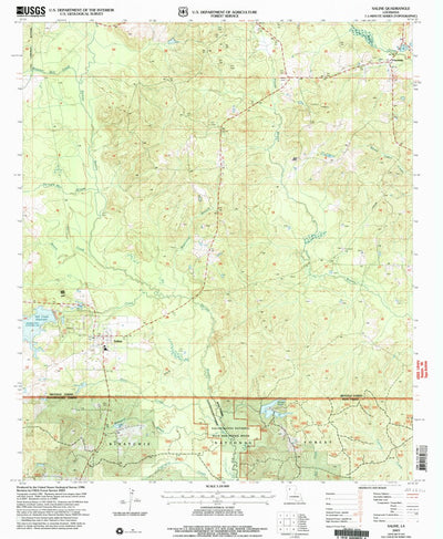United States Geological Survey Saline, LA (2003, 24000-Scale) digital map