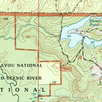 United States Geological Survey Saline, LA (2003, 24000-Scale) digital map