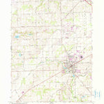 United States Geological Survey Saline, MI (1967, 24000-Scale) digital map
