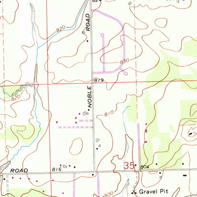 United States Geological Survey Saline, MI (1967, 24000-Scale) digital map