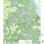 United States Geological Survey Saline Mines, IL-KY (1996, 24000-Scale) digital map