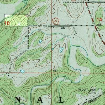 United States Geological Survey Saline Mines, IL-KY (1996, 24000-Scale) digital map