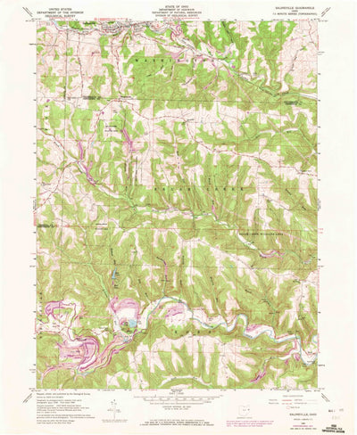 United States Geological Survey Salineville, OH (1960, 24000-Scale) digital map