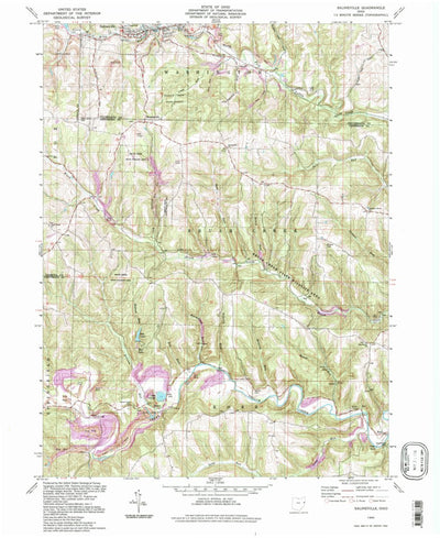 United States Geological Survey Salineville, OH (1994, 24000-Scale) digital map