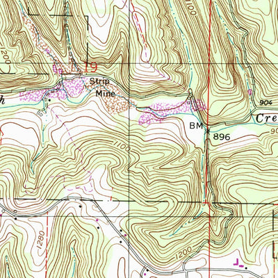 United States Geological Survey Salineville, OH (1994, 24000-Scale) digital map