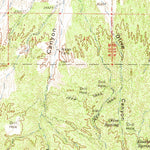 United States Geological Survey Salisbury Canyon, CA (1964, 62500-Scale) digital map