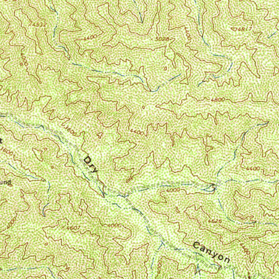 United States Geological Survey Salisbury Canyon, CA (1964, 62500-Scale) digital map
