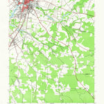 United States Geological Survey Salisbury, MD (1942, 24000-Scale) digital map