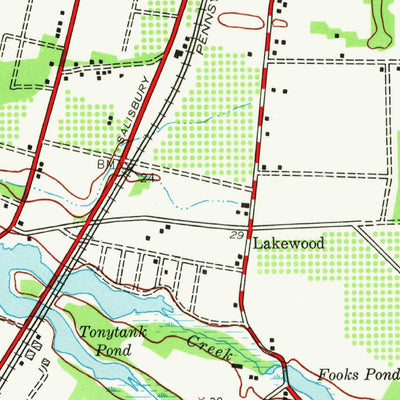 United States Geological Survey Salisbury, MD (1942, 24000-Scale) digital map