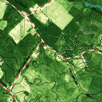 United States Geological Survey Salisbury, MD (1982, 24000-Scale) digital map