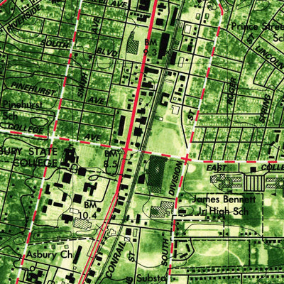 United States Geological Survey Salisbury, MD (1982, 24000-Scale) digital map