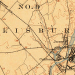 United States Geological Survey Salisbury, MD-DE (1901, 62500-Scale) digital map