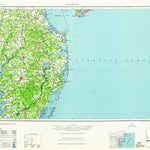 United States Geological Survey Salisbury, MD-DE-NJ-VA (1961, 250000-Scale) digital map
